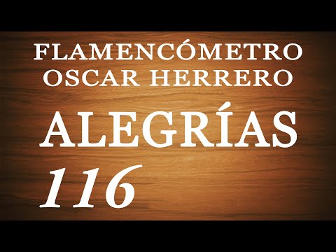 Metrónomo Flamenco - Alegrías 116 - Flamencómetro Oscar Herrero