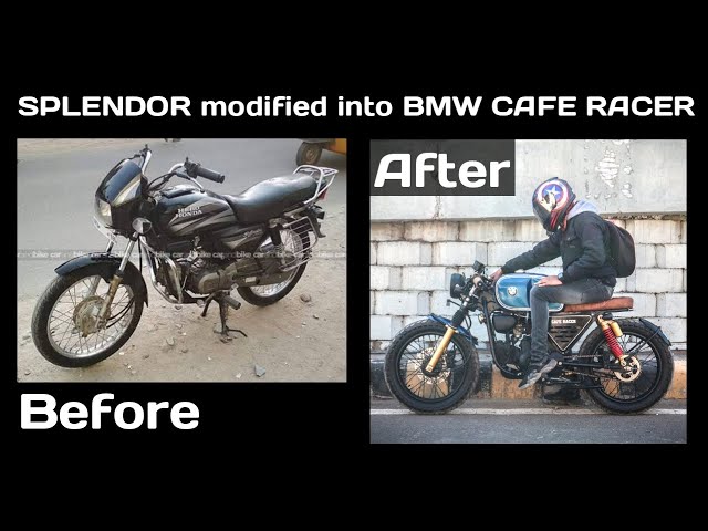This Bmw R80 Retro Cafe Racer Motorcycle Is Actually A Hero Splendor