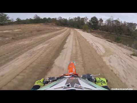 Nate Augustine WFO laps on a fresh sand track at ClubMx