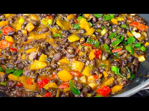 So Tasty that nothing remains on the table!  Easy and Delicious Black Bean Recipe