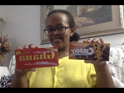 Lotte's Ghana Milk Chocolate and Crunky Crunch Chocolate-Taste Test Review