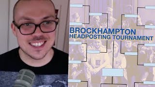 My Brockhampton Madness Bracket!