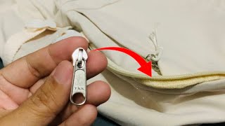 Zipper Slider Came Off or Missing? Learn How to Install a New Zipper Slider on Backpack Bag