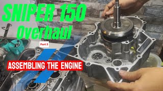 Download lagu How to Overhaul Engine | Sniper 150 Engine overhaul Pt.2 | Engine Assembly mp3