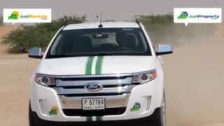 preview picture of video 'EDGE-ing around Dubai in the New JustRentals.com Ford Edge'