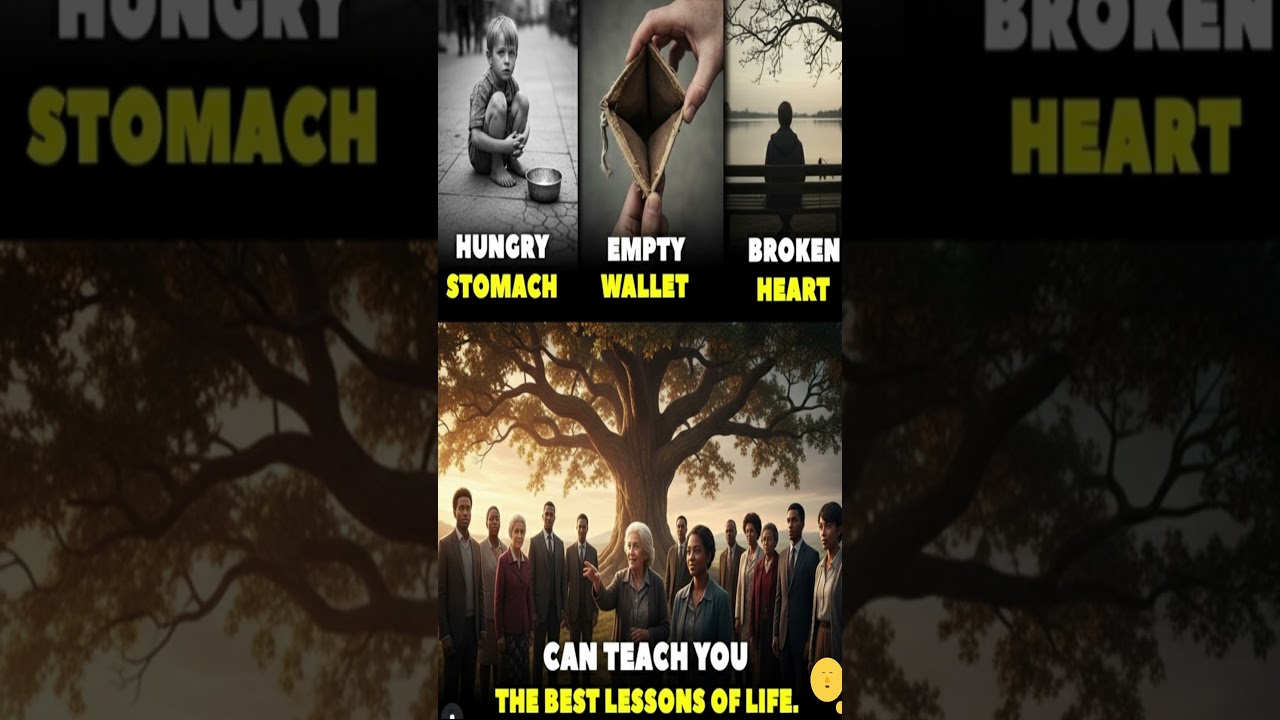 Hungry Stomach, Empty Wallet, Broken Heart – Life’s Greatest Lessons 💯 | Motivational Shorts