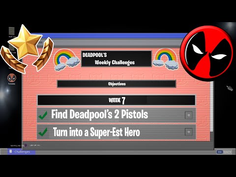 How to Complete Deadpool Week 7 Challenges | Find Deadpool's 2 Pistols + Turn into a Super-est Hero
