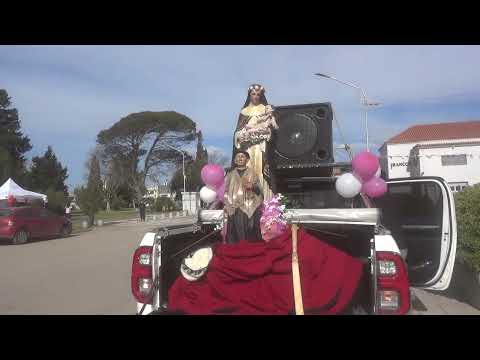 SANTA ROSA DE LIMA -CURITA BROCHERO - AGRUPACIONES GAUCHAS- RECORREN LAS CALLES DE LEVALLE