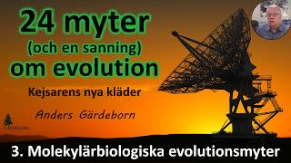 Thumbnail for video: Myter om Evolution - 3. Molekylärbiologiska myter