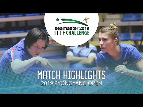 Kim Jinju vs Ilka Doval | 2019 ITTF Pyongyang Open Highlights (R16)