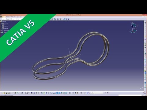 11 3 Klemme Catia v5 Training Boolean operation intersect