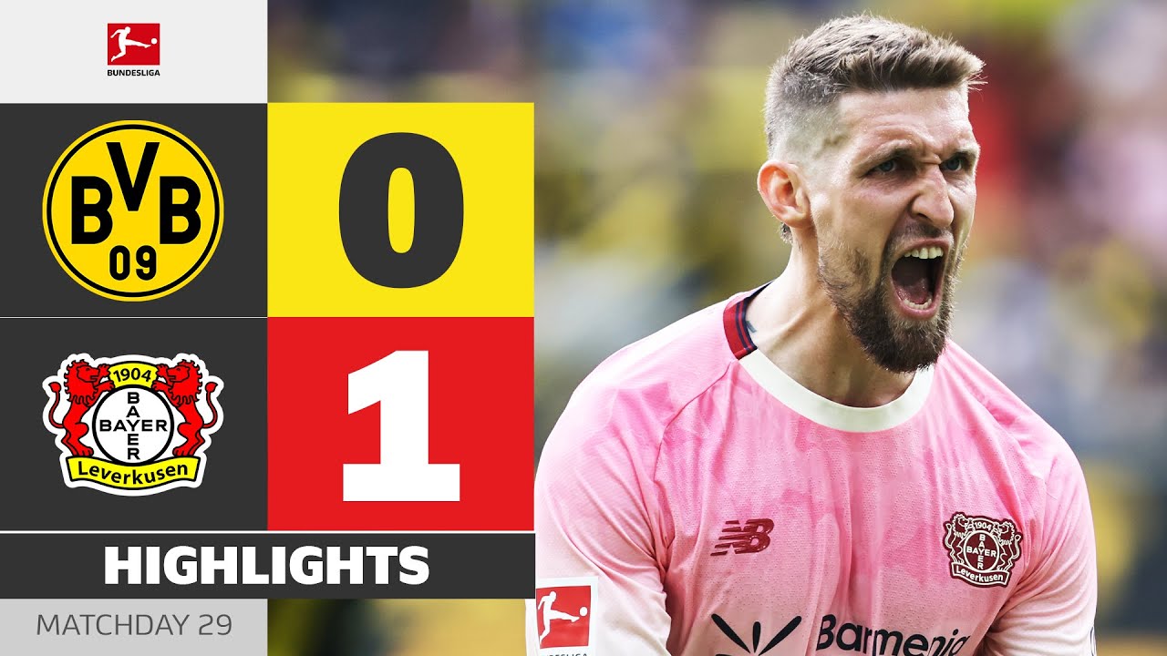 Long-Range Stunner! | BORUSSIA DORTMUND - BAYER 04 LEVERKUSEN | Highlights | Bundesliga 2025/26