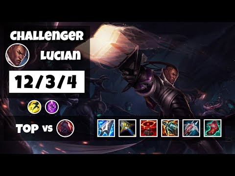 Lucian vs Sion NA Challenger TOP (12/3/4) - v11.6
