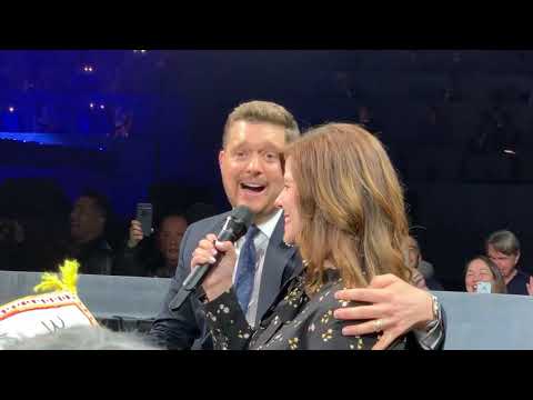 Michael Bublé  - “A Whole New World” singing Disney duet with 6th grade teacher Diana Fairbanks