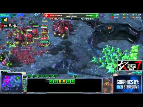 ESVTV - Gigabyte Stars War 7 - Grubby[P] VS mTwDIMAGA[Z] -  G5 / P2