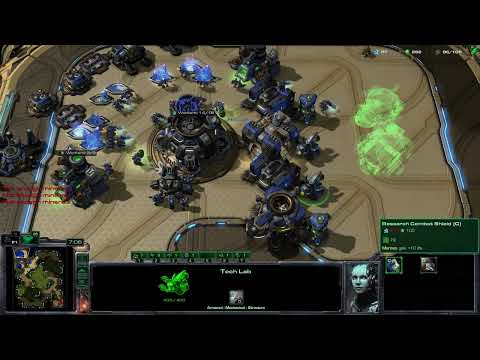 StarCraft II TvT: Facing off against turtle-Terran mass BC build