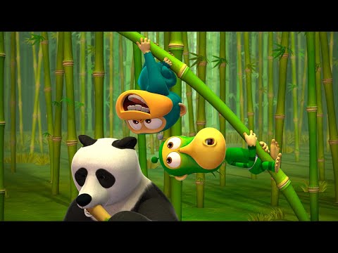 Alien Monkeys 👽Bamboo🐼 FOR KIDS | WOW CLUB