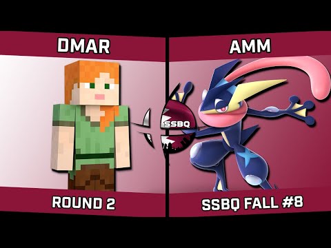 Dmar (Steve) vs AMM (Greninja) - SSBQ Fall #8