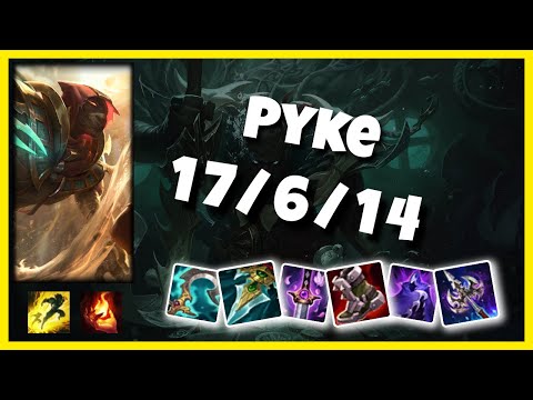 Pyke vs Rakan EU Challenger SUPPORT (17/6/14) Gameplay Replay - Patch 10.23
