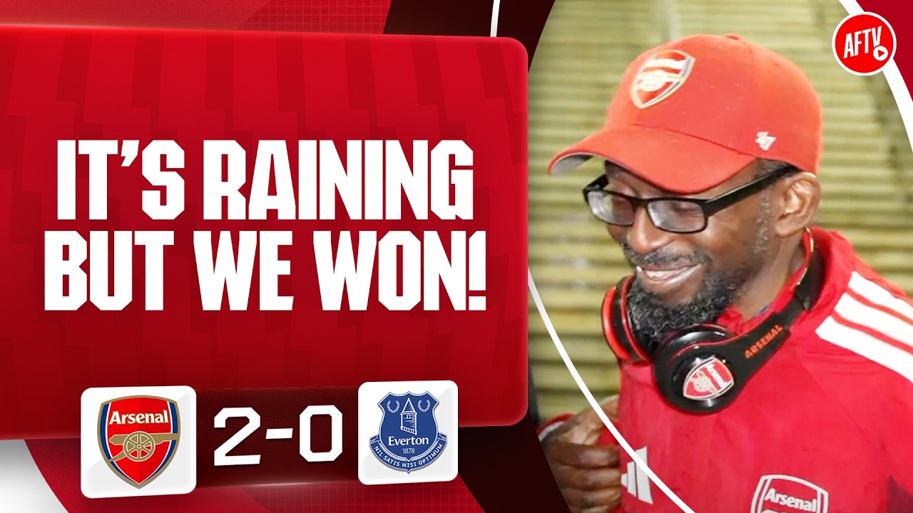 It’s Raining But We Won! (TY) | Arsenal 2-0 Everton