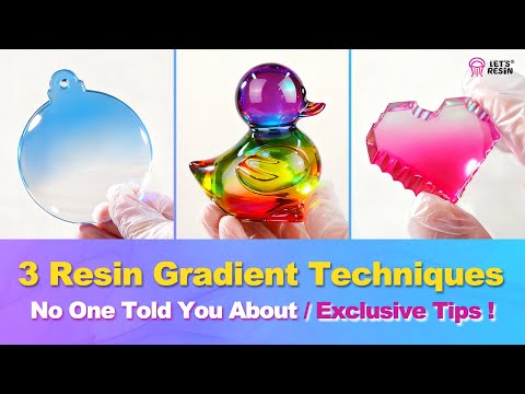 How to Make Perfect Gradient Colors in Epoxy Resin | Beginner-Friendly Guide