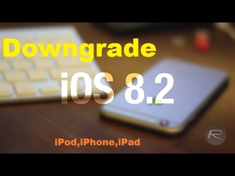 How To Downgrade ios 8.2 , 8.1.3 Signed