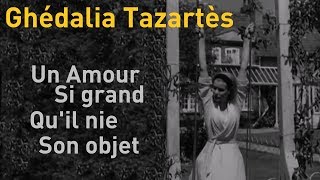 Ghédalia Tazartès - Un amour si grand qu'il nie son objet