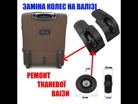 Колеса для чемоданов и сумок на подшипниках D=65 мм \ 1039 - фото 1 - id-p1356708159