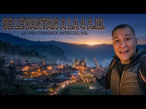 Así es la VIDA en el PUEBLO mas MADRUGADOR de Cundinamarca 😲 ¡A las 4 AM ya está despierto!