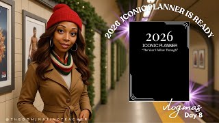 Vlogmas Video 8 | 2026 Iconic Planner Flip Through | Simple, Intentional Planning for Real Life