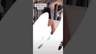 お尻の形が確実にわかる　#shorts  #紳士向け  #gym