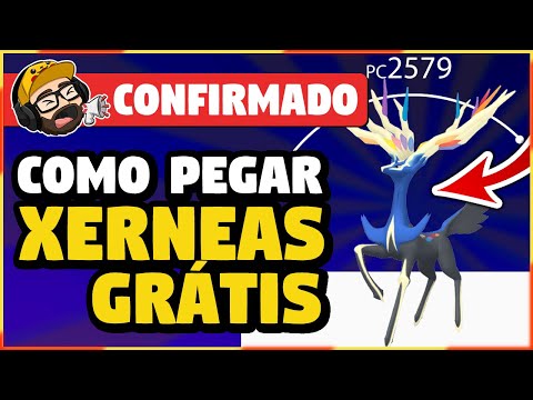 CONFIRMADO! Como pegar pokemon LENDARIO XERNEAS no Pokemon Go