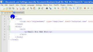 Tutorial: Web Design Basics - CSS Divs and Classes