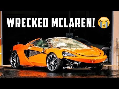 💀😱TOTALLY WRECKED McLaren 570s😱💀