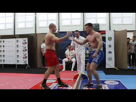 András Pál - Alex Nima Final 80kg men Open championship east Slovakia in mas wrestling 9.2.2019