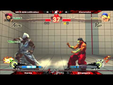 Infiltration vs Kazunoko - Canada Cup Gaming 2012 SFIV
