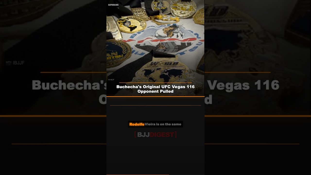 Buchecha's Original UFC Vegas 116 Opponent Pulled #Shorts