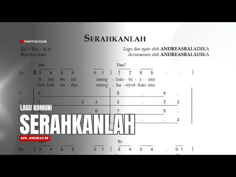 LAGU KOMUNI: Serahkanlah (Andreas BE)