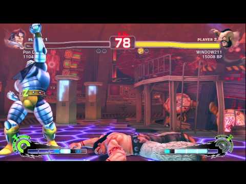 SSF4 - Pon De NG (T.Hawk) VS. WINDOW211 (Zangief)