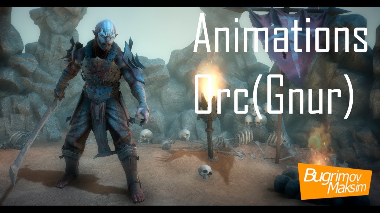 Orc Gnur Animations