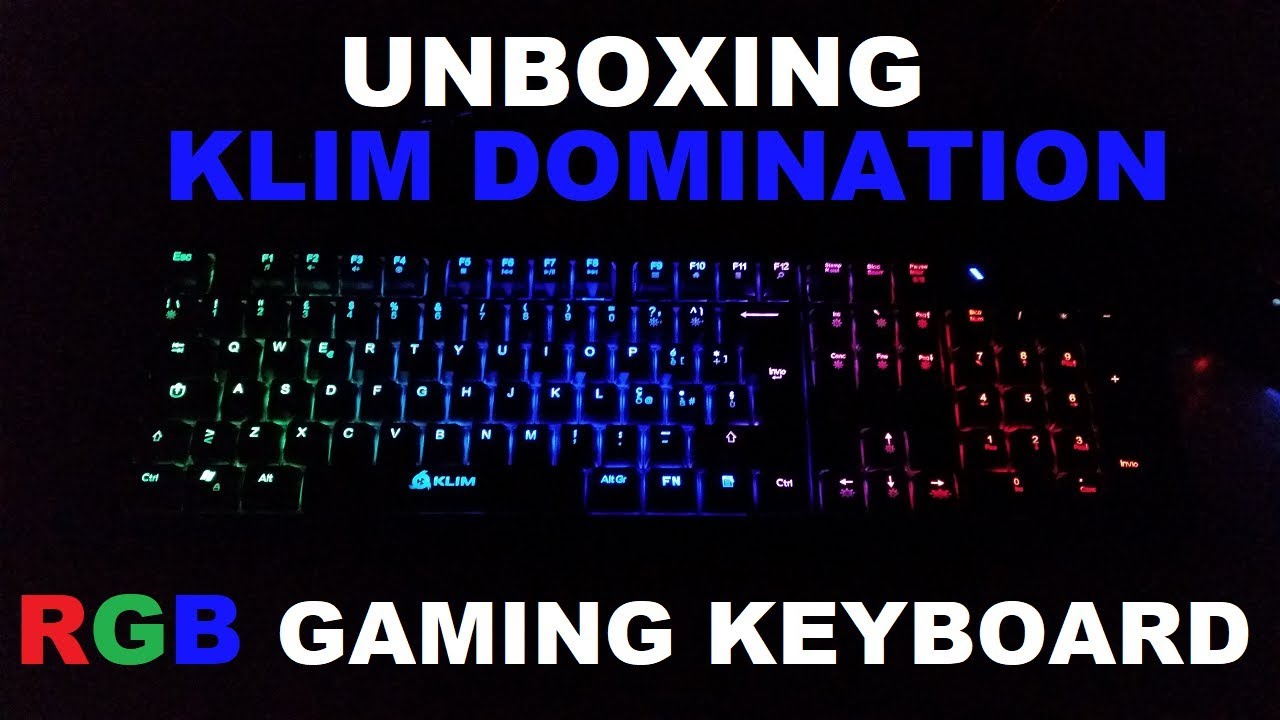 Unboxing Klim Domination RGB Keyboard