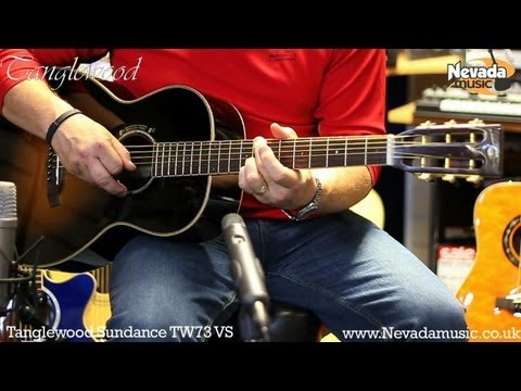 Tanglewood TW73 Vintage Sunburst Acoustic Guitar Demo - Richie Stopforth
