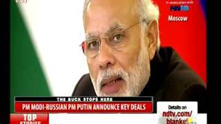 Prime Minister Modi's Visit To Moscow