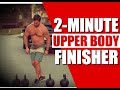 2 Minute Kettlebell Shoulder & Core Finisher [Builds Strength and Burns Fat!] | Chandler Marchman