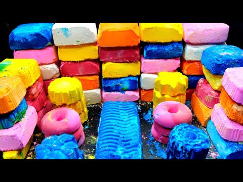 soft and dusty gym chalk blocks،oddly satisfying #asmr #relax #satisfying