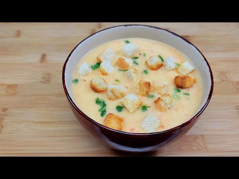 When I'm too lazy to cook, I make this CHEESE SOUP # 143