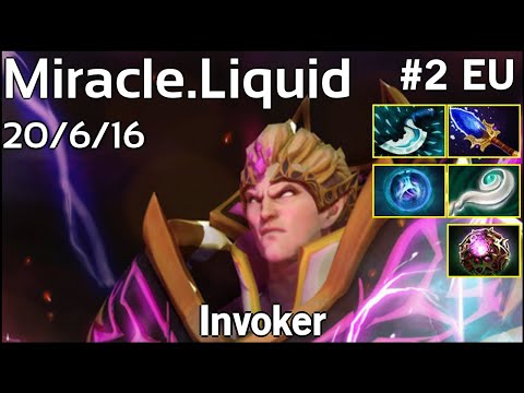 Miracle [Liquid] Invoker - Dota 2  7.19