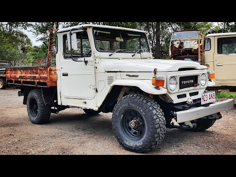 FJ45 1983 with 12HT, once a farm truck, now a tradies daily