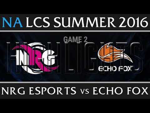NRG Esports vs Echo Fox Game 2 Highlights - NA LCS Week 2 Summer 2016 - NRG vs FOX G2