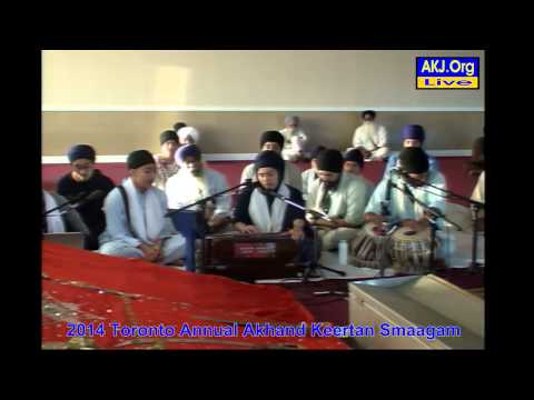 006 Toronto July 2014 Smaagam - Monday Morning Keertan - B. Tarandeep Kaur Jee